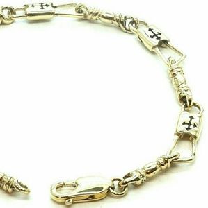 Fishers of Men Acts Bracelet Budded Cross 8 in